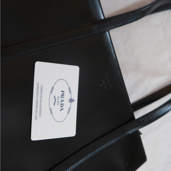 Vintage 90’s Prada Spazzolato Black Tote Bag CBK - Picture 10 of 13